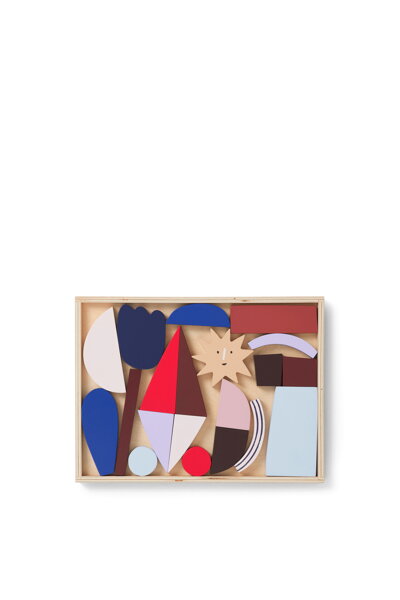 Drevená stavebnica Frame Art Blocks