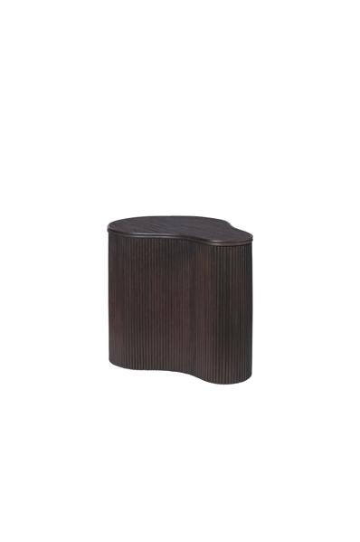 Príručný stolík Isola Storage Table – tmavohnedý