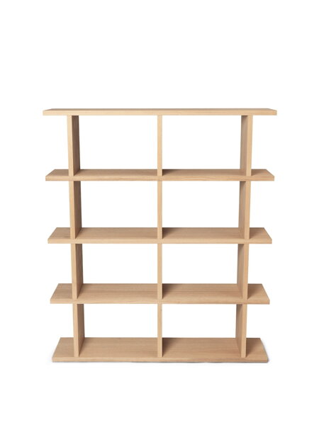 Knižnica Kona Bookcase 2x4 – prírodný dub