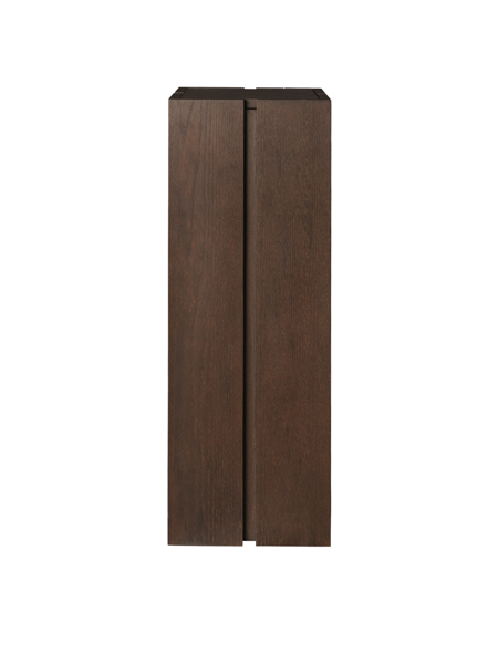 Parcel talapzat, 90 cm – sötét pácolt tölgy