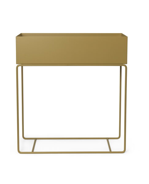 Stojan na kvety Plant Box Straw, obdĺžnikový – žltý