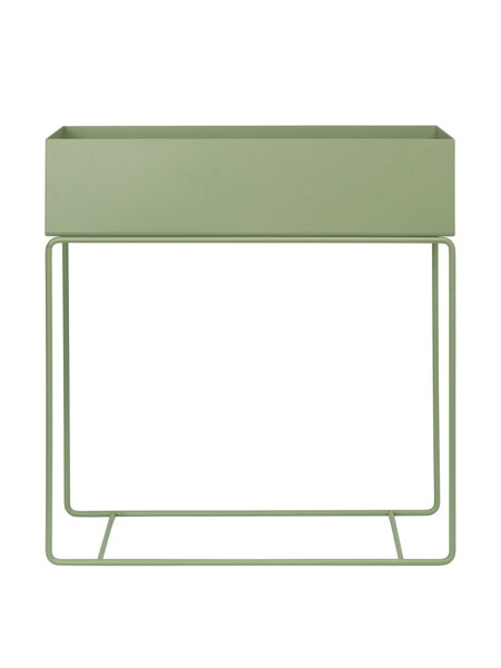 Stojan na kvety Plant Box Tea Green, obdĺžnikový – zelený