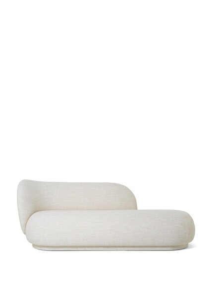 Leňoška Rico Divan Left Bouclé – off-white