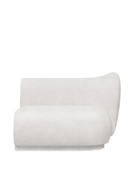 Modul Rico Bouclé Armrest, pravý – off-white