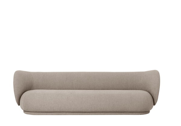 Pohovka Rico Bouclé, 4-miestna – piesková