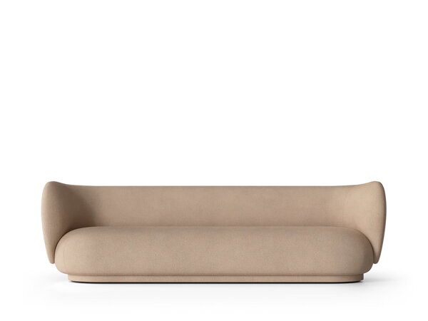 Pohovka Rico Brushed, 4-miestna – piesková