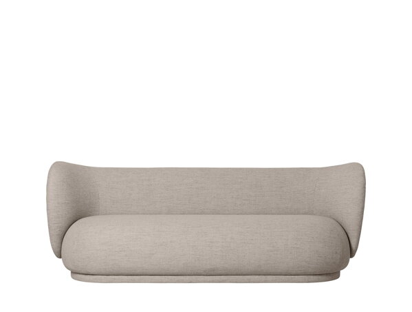 Pohovka Rico Bouclé, 3-miestna – piesková