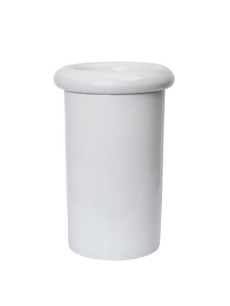 Kvetináč Rollo, veľký – biely
