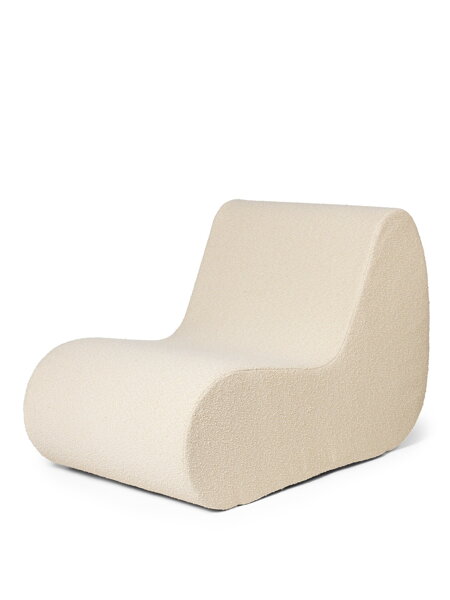 Kreslo Rouli Pure Bouclé centrálny modul – off-white