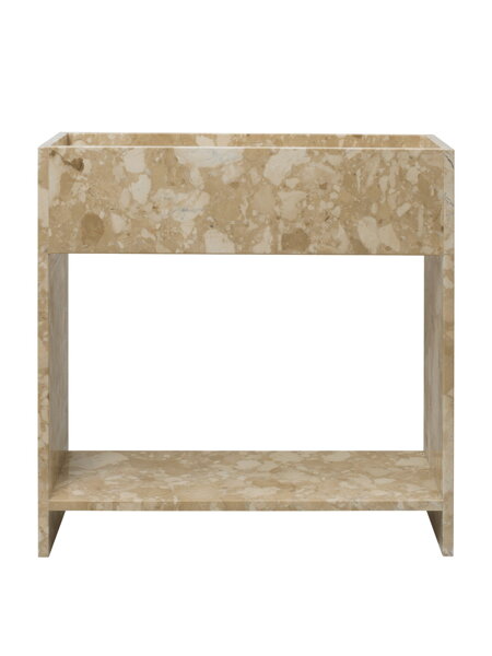 Stojan na kvety Stone Plant Box Shelf – pieskový