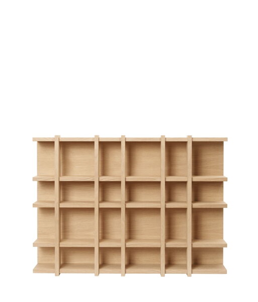 Polica Tilem 6x4 – prírodná/dub