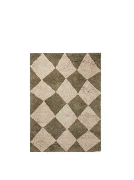 Koberec Tilt Elm Green, 140 x 200 cm – zelený