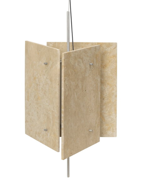 Závesná lampa Oeste – piesková