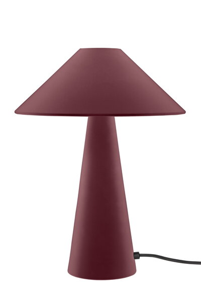Stolová lampa Cannes Burgundy – tmavočervená