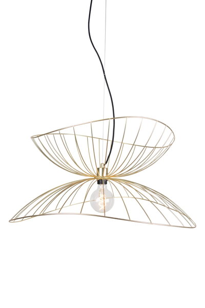 Závesná lampa Ray 70 Brushed Brass – brúsená mosadz