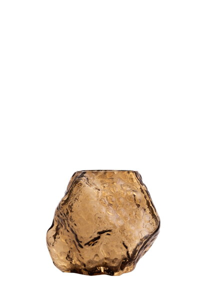 Svietnik na čajovú sviečku Valerie 12 – hnedý