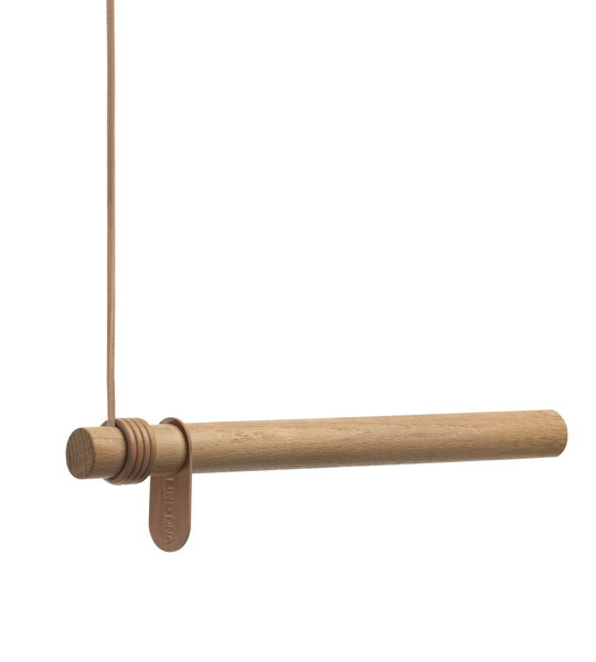 Nástenný vešiak na oblečenie Swing – prírodný/dub