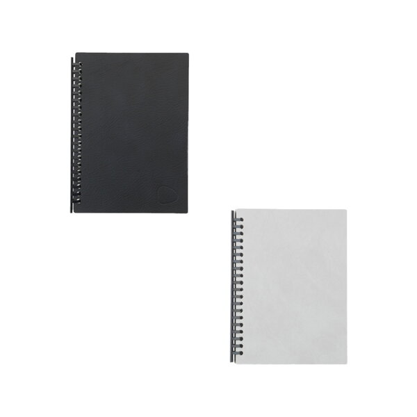Dizajnový zápisník Paper Block A5 – čierny/sivý