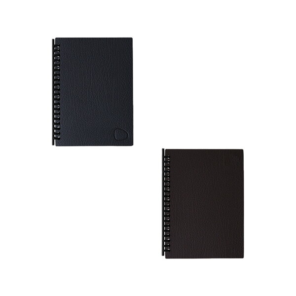 Dizajnový zápisník Paper Block A5 – čierny/hnedý