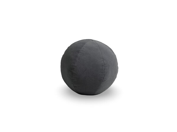 Vankúš Ball Velvet – sivý