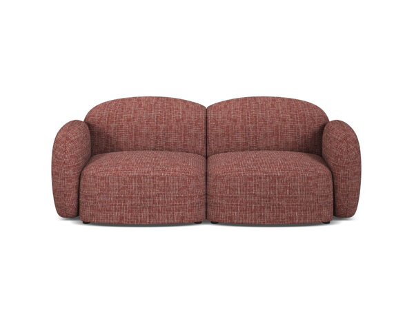 Modulárna pohovka Blair, 2-miestna – červená