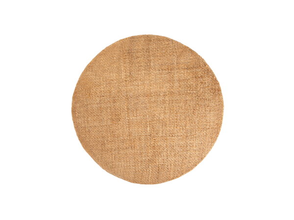 Jutový koberec Calice 120 x 120 cm – prírodný