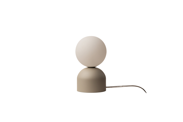Stolová lampa Ely, 21 cm – béžová