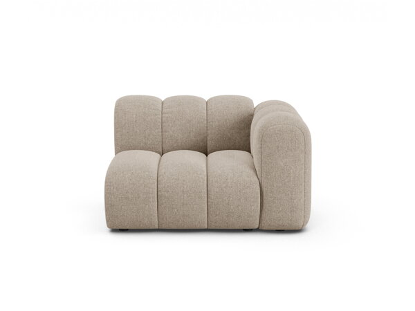 Modul Lupine single 114 cm, pravý roh – tmavý béžový
