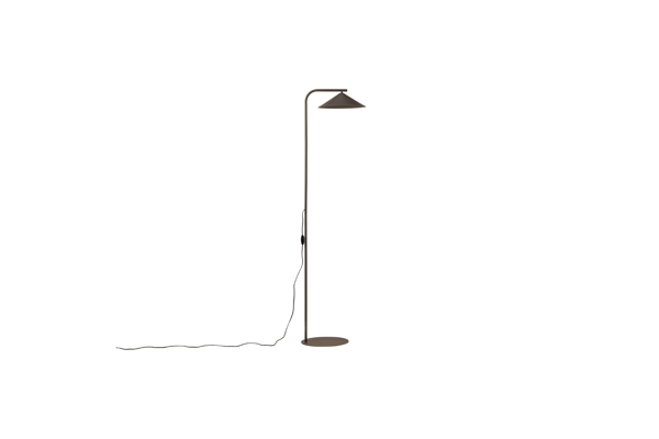 Stojanová lampa Nocte – hnedá