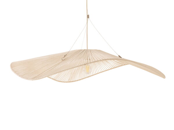 Závesná lampa Palmier 100 x 22 x 100 cm – biela