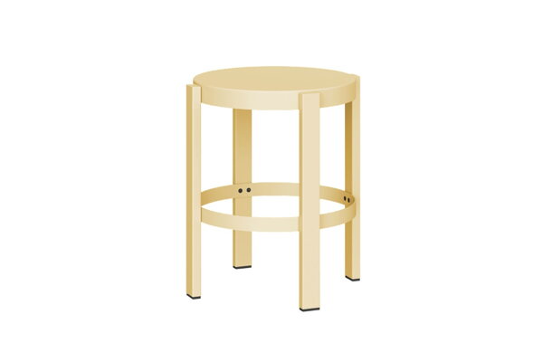 Stolík/stolička Doon Butter Yellow – svetložltý