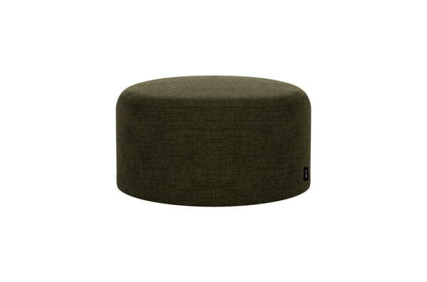 Puf Folk Italian Olive, nízky – olivový