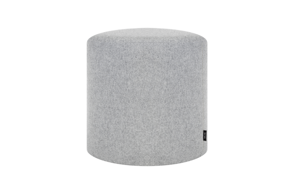 Puf Folk Universal Grey Wool, vysoký – sivý