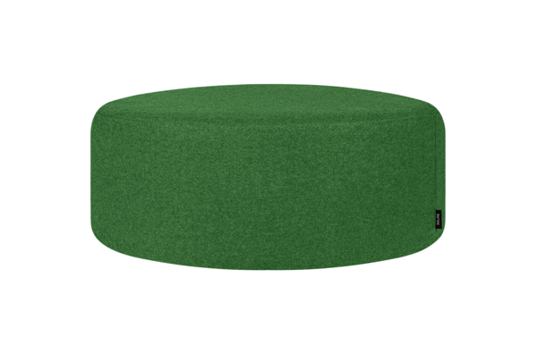 Puf Folk Moss Green, široký – tmavozelený