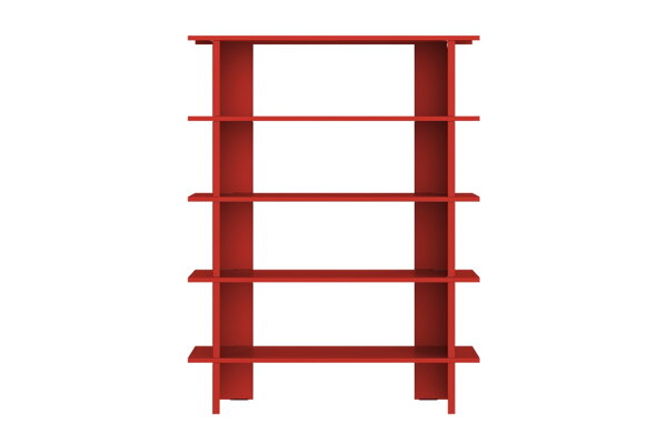 Knižnica Hes Bookcase Tomato Red – červená