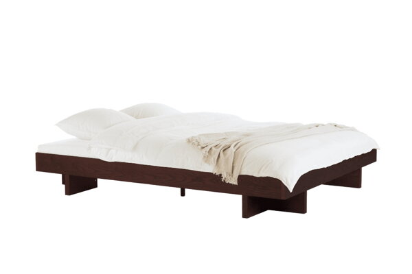 Posteľ Kito Cocoa Brown – hnedá/jaseň