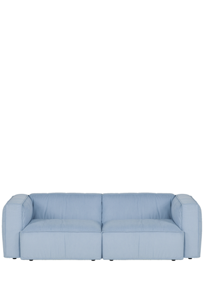 Lobi Storm Blue Corduroy kanapé, 3 személyes – sötétkék