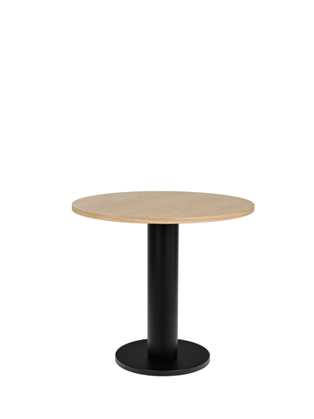 Kaviarenský stôl Sool Oak/Vulcano Black, veľký – čierny/dub