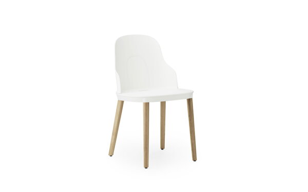Stolička Allez Chair – biela/dub