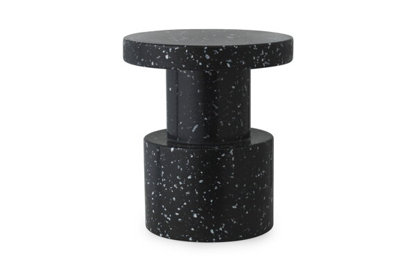 Príručný stolík/stolička Bit Stool Black – čierny