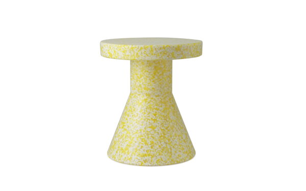 Príručný stolík/stolička Bit Stool Cone – žltý