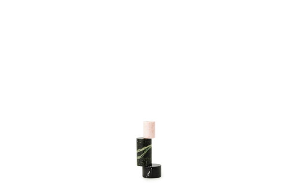 Svietnik Blox Dark Green – tmavozelený/prírodný