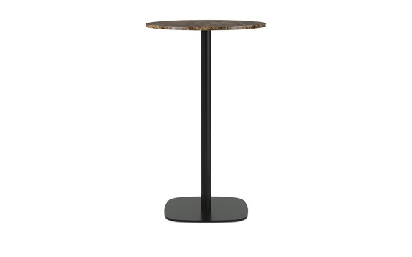 Stôl Form, výška 104,5 cm, malý, okrúhly – mramor
