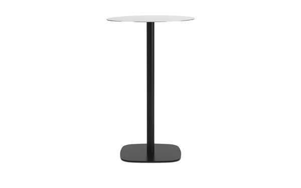 Stôl Form, výška 104,5 cm, malý, okrúhly – oceľ