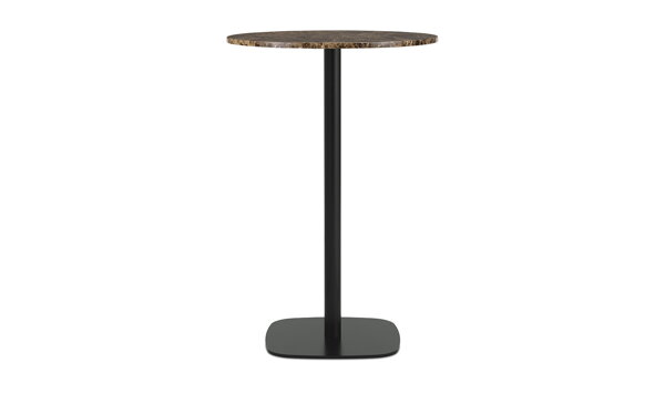 Stôl Form, výška 104,5 cm, veľký, okrúhly – mramor