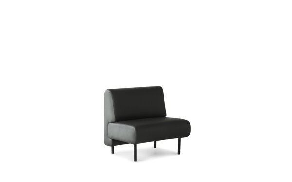 Pohovka Frame 80 cm Ultra Leather, koža – antracit