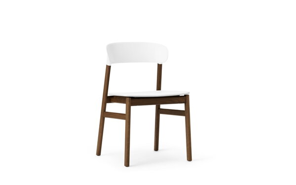 Stolička Herit Chair – biela/dymový dub