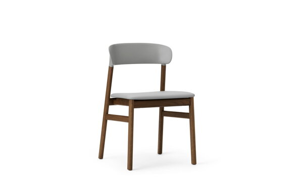 Stolička Herit Chair Spectrum Leather – sivá/dymový dub