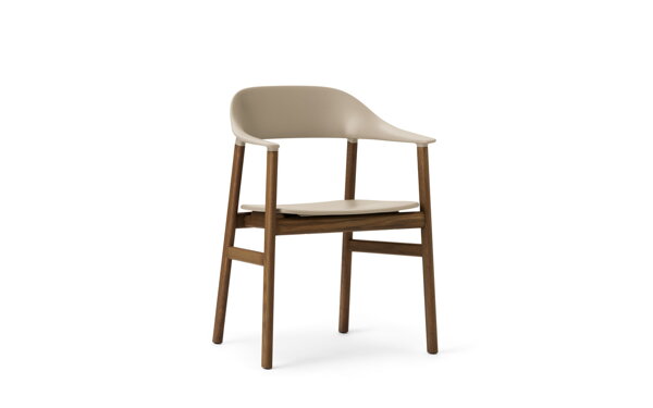 Stolička Herit Armchair – piesková/dymový dub
