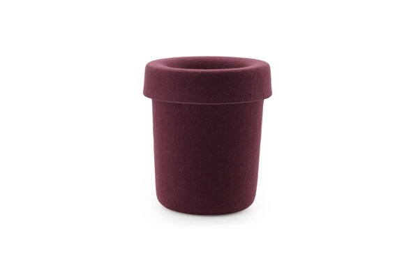 Odpadkový kôš do pracovne Hide Office Bin – tmavočervený